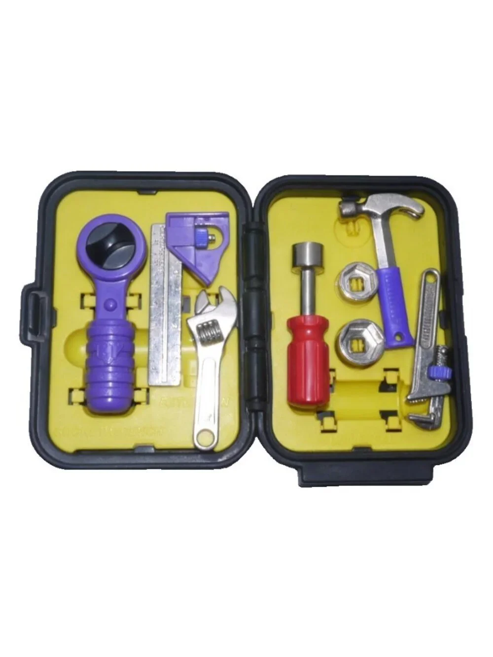 Playskool Cool Tools real miniature tools for kids with plastic case 1993